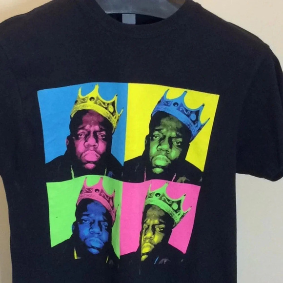 the Notorious B.I.G. Other - The Notorious B.I.G. Andy Warhol Inspired T-Shirt